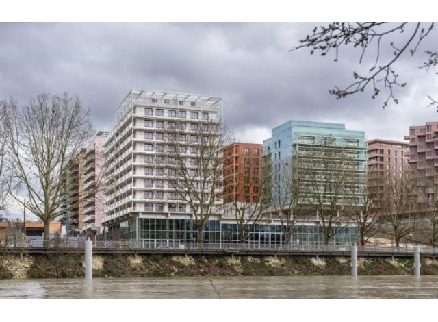 Investissement locatif en Seine-Saint-Denis 93 : programme immobilier neuf pour investir Mundo  Saint-Ouen-sur-Seine
