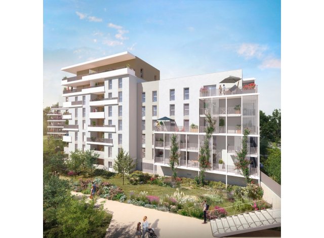 Investissement locatif en Haute-Garonne 31 : programme immobilier neuf pour investir Parc du Faubourg T4-T5  Toulouse