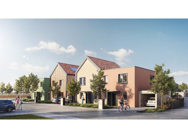 Investissement locatif  Geispolsheim : programme immobilier neuf pour investir L'Empreinte - Maisons  Geispolsheim