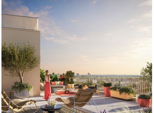 Investissement locatif en Gironde 33 : programme immobilier neuf pour investir Emergence  Bordeaux