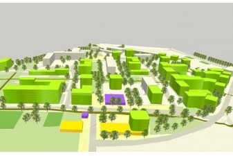 En marge d'une rénovation urbaine, le quartier de la Coudraie à Poissy dans les Yvelines va voir la construction de 700 logements neufs.