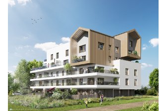 Immo neuf Rennes : deux nouveaux programmes immobiliers  Via Silva avec maisons sur le toit