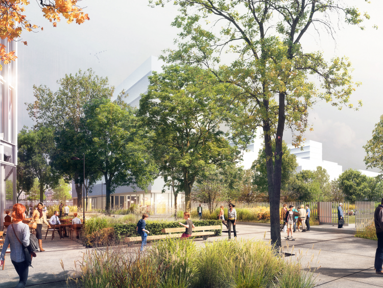 Le SIMI 2023 a t l'occasion de dvoiler les projets architecturaux de trois lots du futur renouveau du quartier Hbert  Paris 18e. | Quartier Hbert / Paris 18e / Espaces Ferroviaires