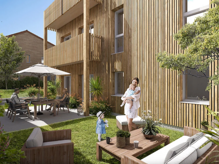 CISN propose un projet d'habitat participatif  Rez, prs de Nantes, avec 23 logements neufs ou rhabilits. | Ilot Smard / Rez / CISN