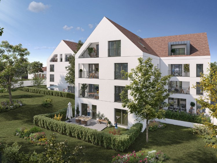 Le Groupe Gambetta commercialise un programme immobilier de 36 appartements neufs  Chanceaux-sur-Choisille, au nord de Tours. | Le Clos Lavallire / Chanceaux-sur-Choisille / Groupe Gambetta