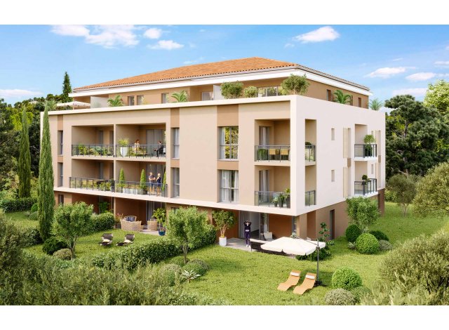 Investissement locatif dans les Bouches-du-Rhne 13 : programme immobilier neuf pour investir Canopée  Aix-en-Provence