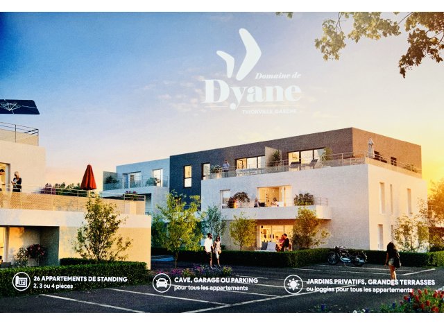 Investissement locatif  Algrange : programme immobilier neuf pour investir Domaine de Dyane  Thionville