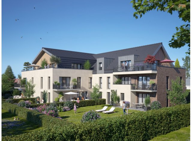 Investissement locatif en Haute-Normandie : programme immobilier neuf pour investir Bihorel Village  Bihorel