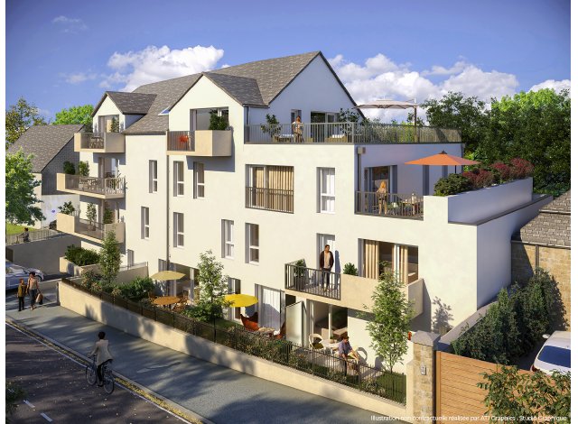 Investissement locatif en Basse-Normandie : programme immobilier neuf pour investir Centre Caen  Caen