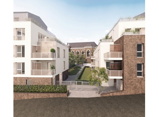 Investissement locatif en Haute-Normandie : programme immobilier neuf pour investir Rouen Droite  Rouen