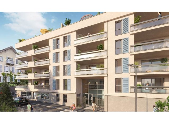 Investissement locatif dans les Hautes-Alpes 05 : programme immobilier neuf pour investir Patio 8  Gap