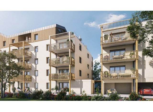 Investissement locatif en Poitou-Charentes : programme immobilier neuf pour investir Le Jardin du Cèdre  Poitiers