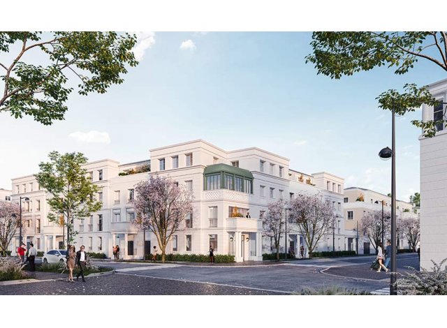 Investissement locatif en Ile-de-France : programme immobilier neuf pour investir Whitehall  Serris