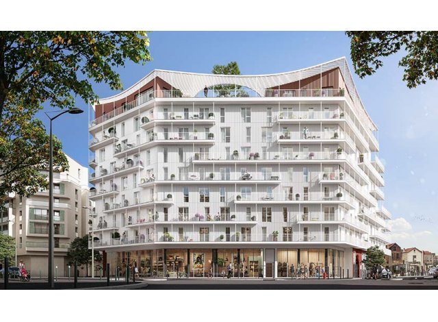 Investissement locatif dans les Hauts de Seine 92 : programme immobilier neuf pour investir Hisséo  Bois-Colombes