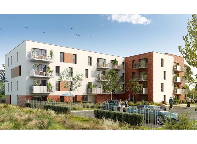 Investissement locatif en Nord-Pas-de-Calais : programme immobilier neuf pour investir Lys&home  Armentières