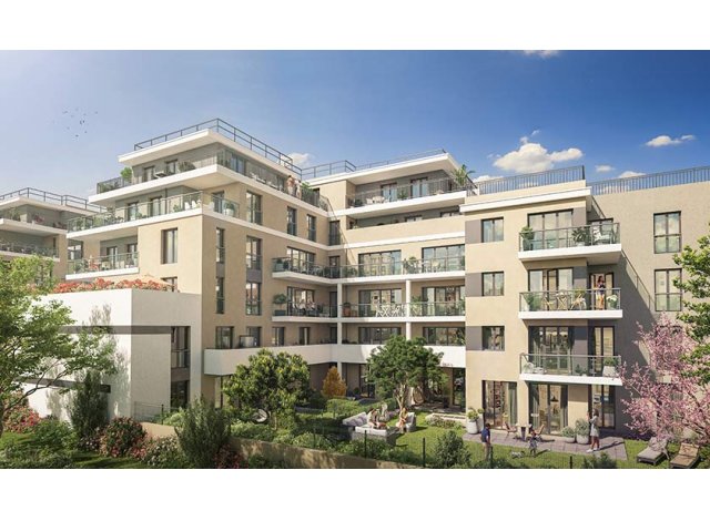 Investissement locatif dans les Hauts de Seine 92 : programme immobilier neuf pour investir Cascade  Châtenay-Malabry