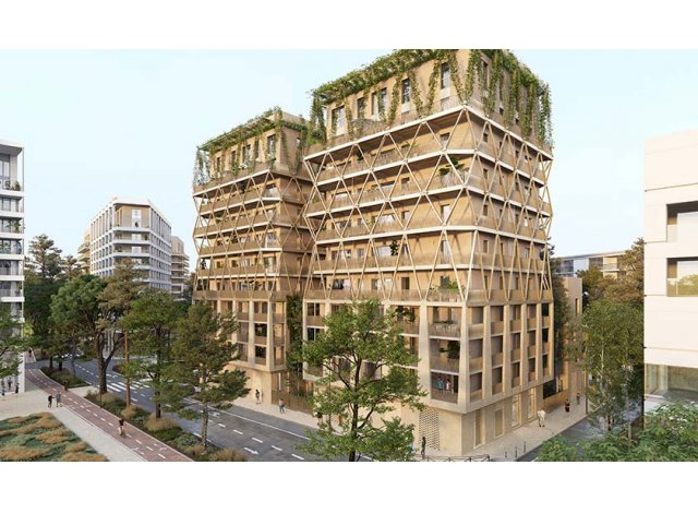 Investissement locatif en Gironde 33 : programme immobilier neuf pour investir Iksso  Bordeaux