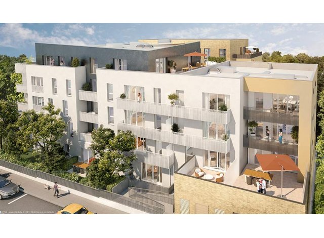 Investissement locatif en Seine et Marne 77 : programme immobilier neuf pour investir Cote Ourcq  Meaux