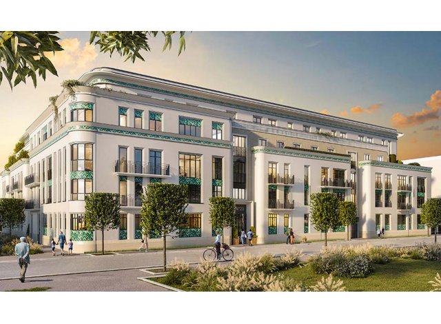 Investissement locatif en Seine et Marne 77 : programme immobilier neuf pour investir Rhapsody in Blue  Chessy