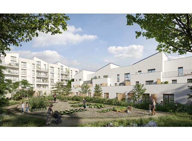 Investissement locatif  Grigny : programme immobilier neuf pour investir Amaranthe  Évry-Courcouronnes
