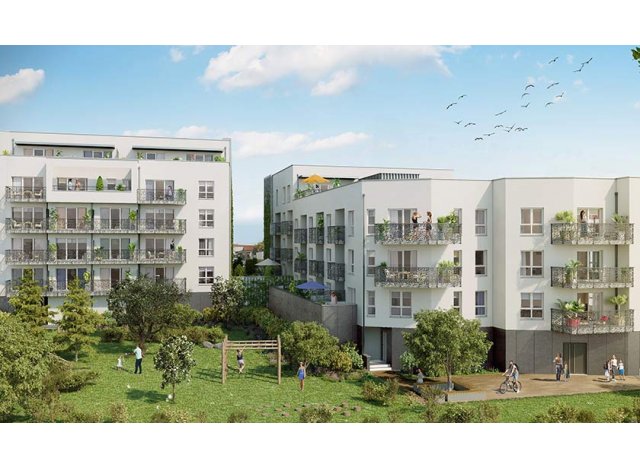 Investissement locatif en Auvergne : programme immobilier neuf pour investir Garden City - Inten'City  Clermont-Ferrand
