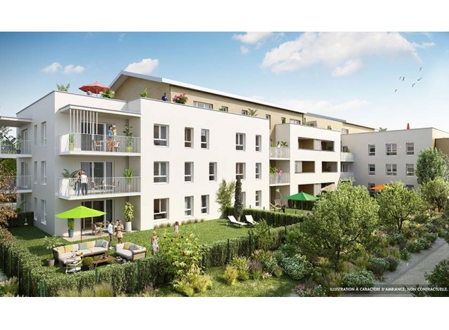 Investissement locatif en Auvergne : programme immobilier neuf pour investir Les Bucoliques  Cournon-d'Auvergne