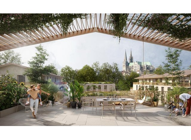 Investissement locatif  Mainvilliers : programme immobilier neuf pour investir Les Reflets de l'Eure  Chartres