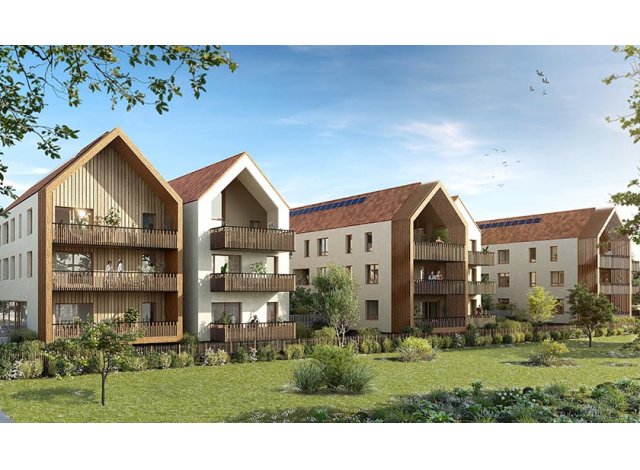 Investissement locatif dans le Bas-Rhin 67 : programme immobilier neuf pour investir Terramenta  La Wantzenau
