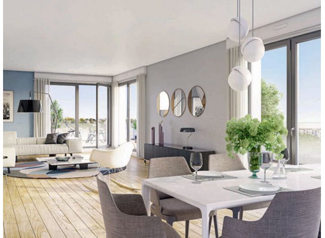 Investissement locatif dans les Hauts de Seine 92 : programme immobilier neuf pour investir Boulogne-Billancourt C1  Boulogne-Billancourt