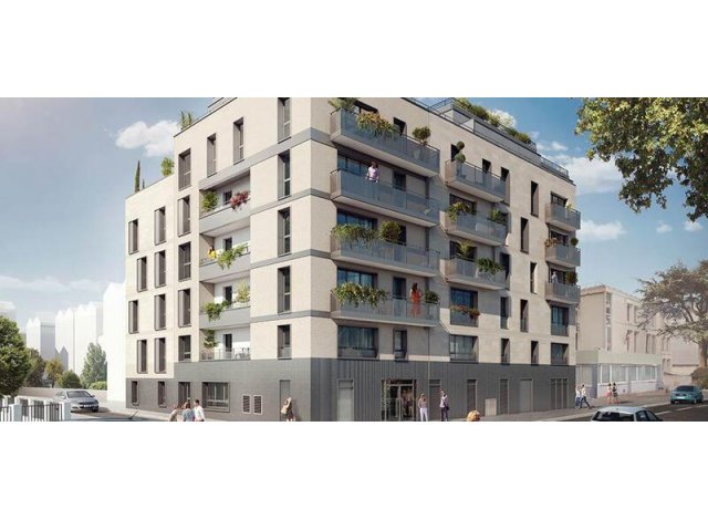 Investissement locatif dans les Hauts de Seine 92 : programme immobilier neuf pour investir Vanves C2  Vanves