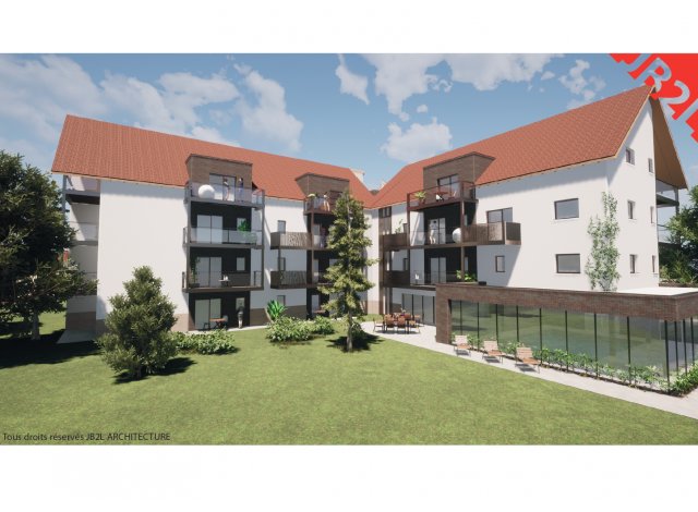 Investissement locatif  Turckheim : programme immobilier neuf pour investir Le Pièmont d'Ettore  Molsheim