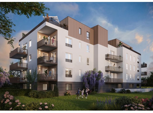Investissement locatif en Haute-Savoie 74 : programme immobilier neuf pour investir Jardin de Tully  Thonon-les-Bains