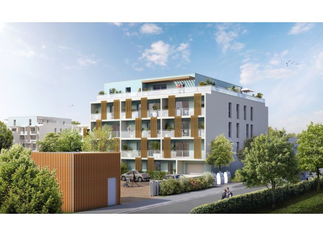 Investissement locatif en Centre Val de Loire : programme immobilier neuf pour investir Green Lux  Tours