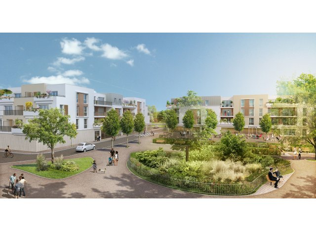 Investissement locatif en Ile-de-France : programme immobilier neuf pour investir Terrasses de Vaux  Coulommiers