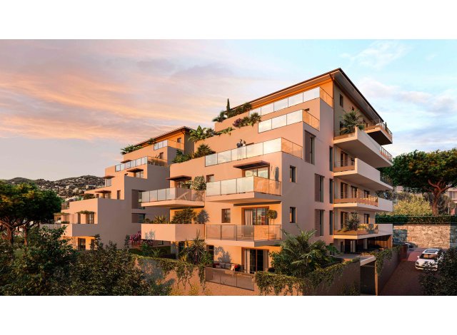 Investissement locatif dans les Alpes-Maritimes 06 : programme immobilier neuf pour investir Les Jardins d'Opale  Cannes