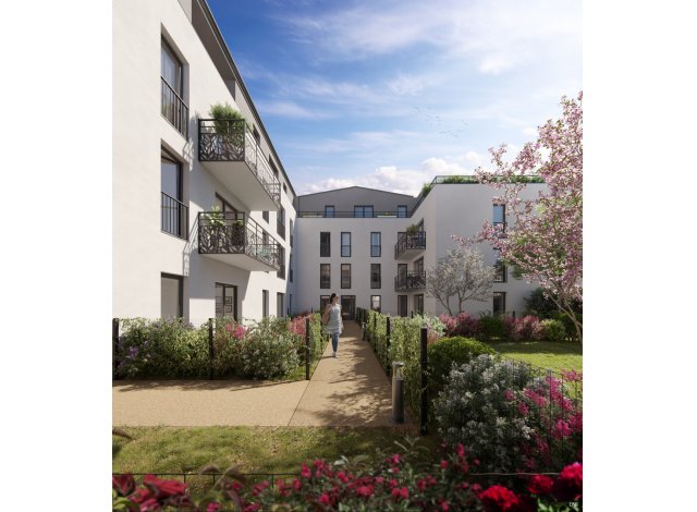 Investissement locatif dans les Hauts de Seine 92 : programme immobilier neuf pour investir Le Domaine de Sisley  Villeneuve-la-Garenne