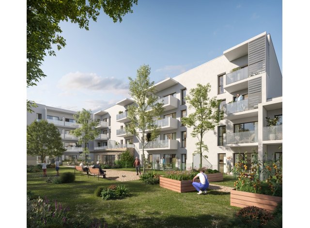 Investissement locatif en France : programme immobilier neuf pour investir Dolce Vita  Buxerolles