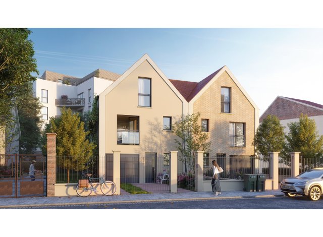 Investissement locatif dans les Hauts de Seine 92 : programme immobilier neuf pour investir Villa Printania  Colombes