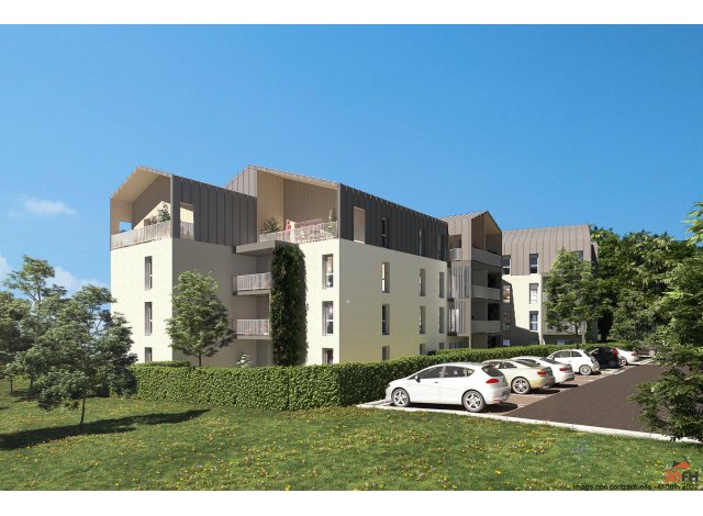 Investissement locatif dans les Pyrnes-Atlantiques 64 : programme immobilier neuf pour investir Monte Buciero  Lons