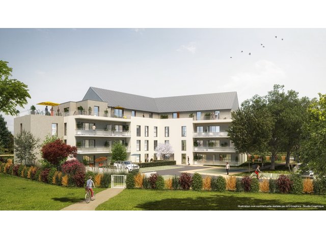 Investissement locatif dans le Calvados 14 : programme immobilier neuf pour investir L'Aure - Bayeux  Bayeux