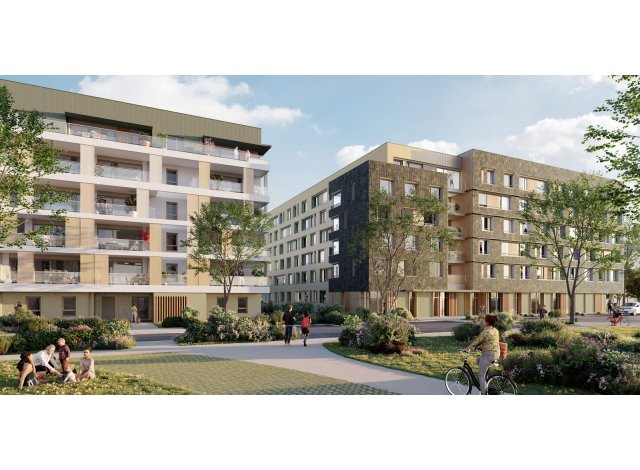 Investissement locatif en France : programme immobilier neuf pour investir L'Eveil - Everlake  Annecy-le-Vieux