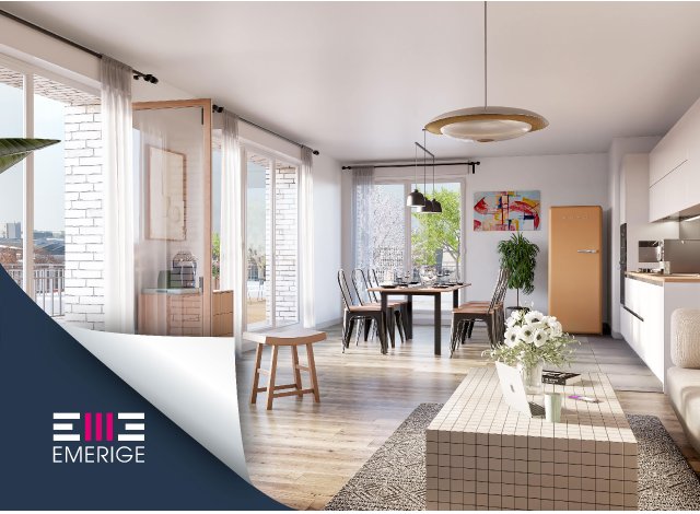 Investissement locatif  Paris 18me : programme immobilier neuf pour investir Rue Pierre Chapitre 2  Saint-Ouen-sur-Seine