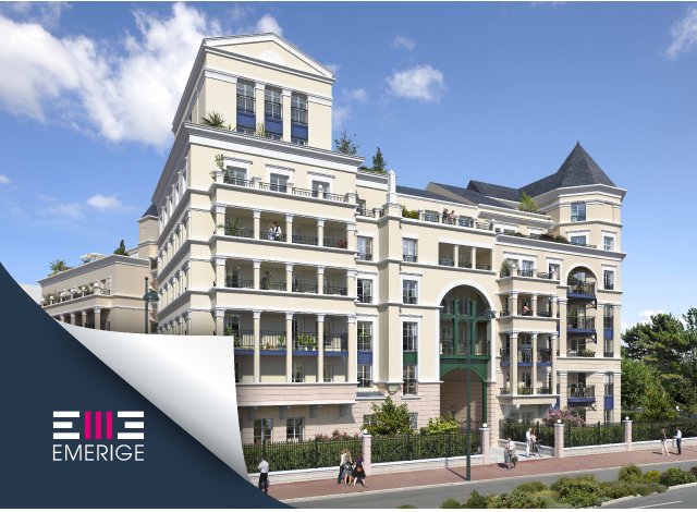 Investissement locatif dans les Hauts de Seine 92 : programme immobilier neuf pour investir 18 Avenue Edouard Herriot  Le Plessis Robinson