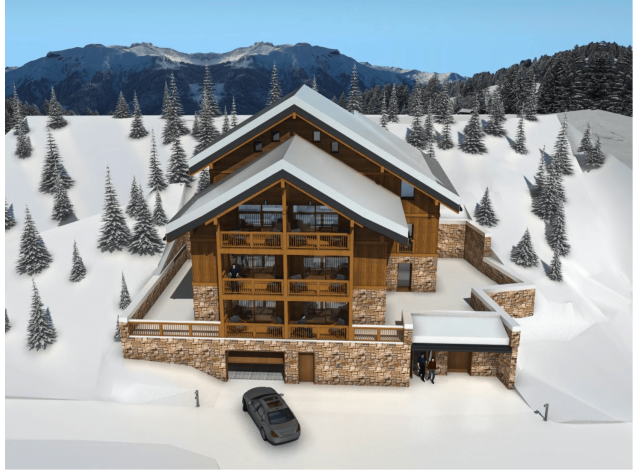 Programme immobilier avec maison ou villa neuve Cristal Lodges  Les Avanchers-Valmorel