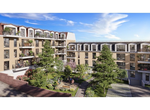 Investissement locatif dans l'Essonne 91 : programme immobilier neuf pour investir Villa des Deux Cèdres  Saintry-sur-Seine
