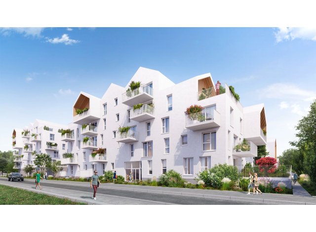 Investissement locatif en Basse-Normandie : programme immobilier neuf pour investir Les Jardins Fleury  Fleury-sur-Orne