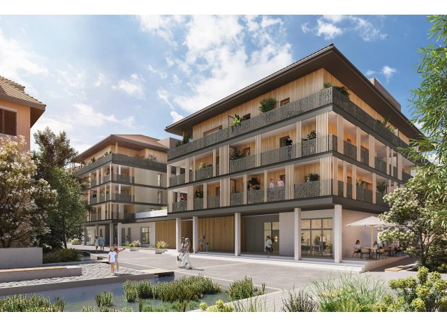 Investissement locatif en Rhne-Alpes : programme immobilier neuf pour investir Les Nouveaux Quais  Bonneville