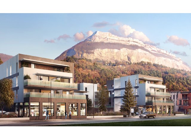 Investissement locatif en Rhne-Alpes : programme immobilier neuf pour investir Les Jardins d'Helios  Corenc