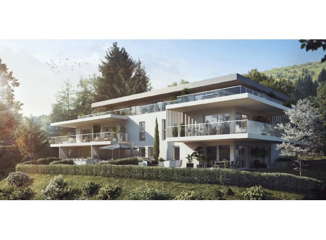 Investissement locatif  Doubs : programme immobilier neuf pour investir Le Zephyr  Evian-les-Bains