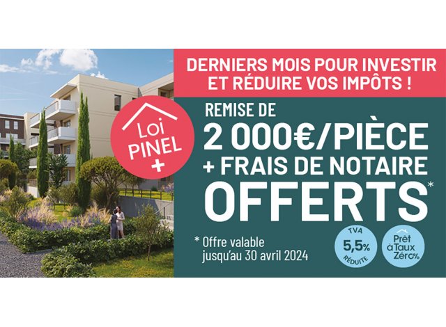 Investissement locatif en Paca : programme immobilier neuf pour investir Jardin des Arts - Tranche 1  Avignon
